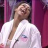 Ginie, plus qu'heureuse d'avoir été repêchée lors du prime (Secret Story 6 - le samedi 23 juin 2012).