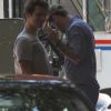 Zachary Quinto et Jonathan Groff photographiés dans le quartier de West Village, à New York City, le vendredi 22 juin 2012.