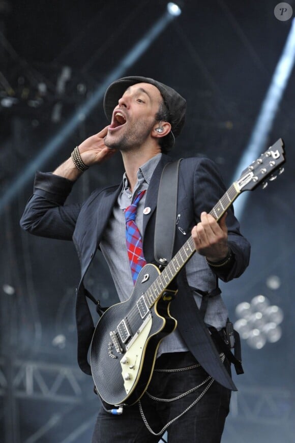 Charlie Winston au festival Solidays à Paris, le 24 juin 2012.