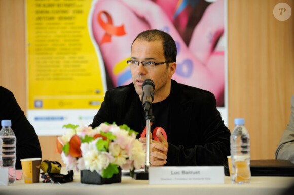 Luc Barruet, directeur de Solidays et Solidarité Sida, à Paris, le 31 mai 2012.