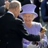 La reine Elizabeth II et et son époux le prince Philip lors de la Royal Ascot à Ascot le 23 juin 2012