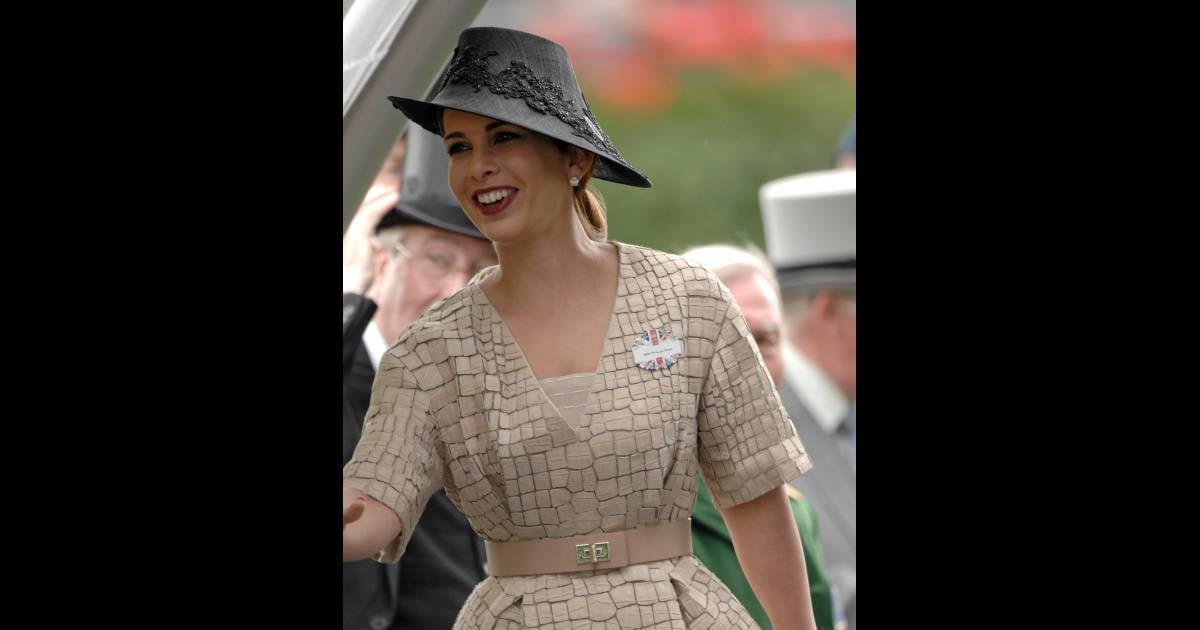La princesse Haya de Jordanie lors de la Royal Ascot à Ascot le 22 juin 2012 Purepeople