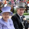 Elizabeth II et son époux le prince Philip lors de la Royal Ascot à Ascot le 24 juin 2012