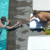 Wayne Rooney et sa femme Coleen profitent du soleil de la Californie à Los Angeles le 27 juin 2012