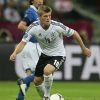 Toni Kroos durant la demi-finale de l'Euro 2012 perdue par l'Allemagne face à l'Italie, le 28 juin 2012 à Varsovie, en Pologne
