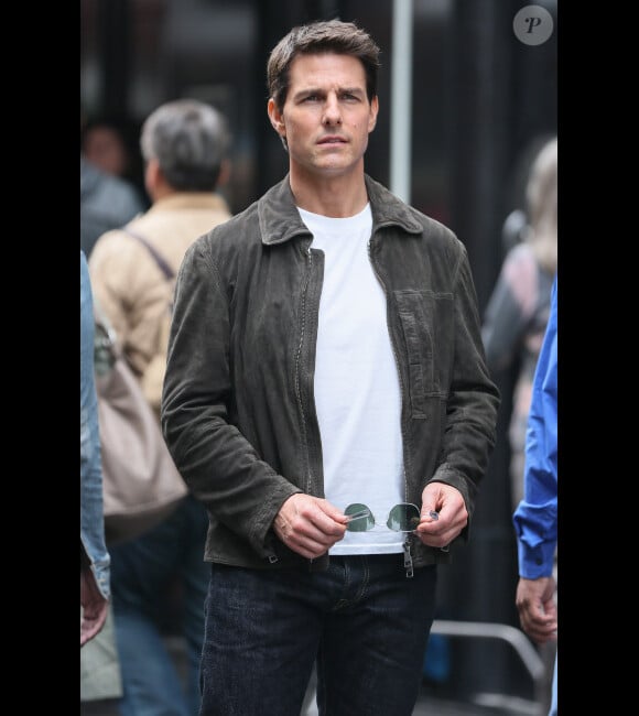 Tom Cruise sur le tournage d'Oblivion le 13 juin 2012