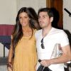Iker Casillas et Sara Carbonero se sont offert un dîner en tête à tête dans un petit restaurant de Madrid le 3 juillet 2012