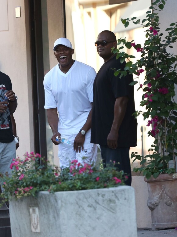 Hilare, Dr Dre en vacances à Saint-Tropez le 3 juillet 2012