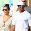 Dr Dre et sa femme Nicole, en vacances à Saint-Tropez le 3 juillet 2012