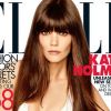 Katie Holmes sur la cover du ELLE US du mois d'août 2012