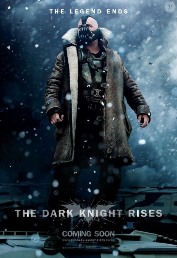 Tom Hardy dans The Dark Knight Rises de Christopher Nolan, en salles le 25 juillet.