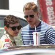 Ginnifer Goodwin et son compagnon Josh Dallas à Los Angeles, le 5 juillet 2012.