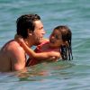 Andrea Pirlo, très câlin avec sa fille Angela à Ibiza le 6 juillet 2012