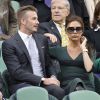 David et Victoria Beckham ont assisté ensemble à la finale de Wimbledon depuis la loge royale, dimanche 8 juillet 2012, encourageant l'Ecossais Andy Murray. En vain...