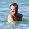 Stephen Dorff dans l'eau à Saint-Tropez le 8 juillet 2012
