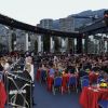 La princesse Stéphanie de Monaco a placé le gala estival annuel de Fight Aids Monaco sous le signe des rythmes flamenco, lundi 9 juillet 2012 au Sporting d'été de Monte-Carlo. Chico and the Gypsies ont rythmé la soirée.