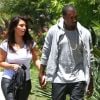 Kanye West et Kim Kardashian font du shopping à Woodlands Hills le 9 juillet 2012
