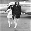 Yoko Ono et John Lennon au Bourget, photo de Daniel Angeli en 1969.