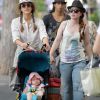 Jessica Alba en vacances en Italie avec ses filles Honor et Haven et sa maman Cathy