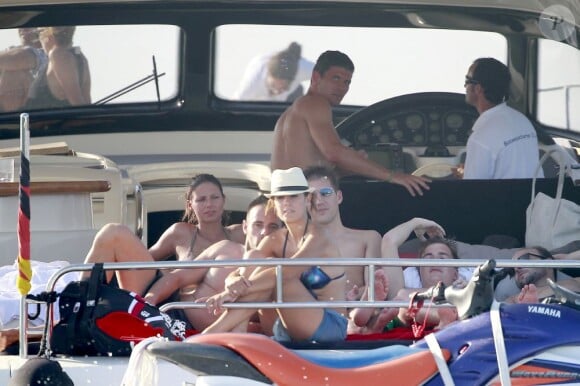 Mario Gomez, capitaine de bateau du côté d'Ibiza le 15 juillet 2012