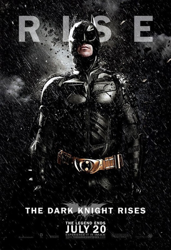 Christian Bale alias Batman dans The Dark Knight Rises en salles le 25 juillet.