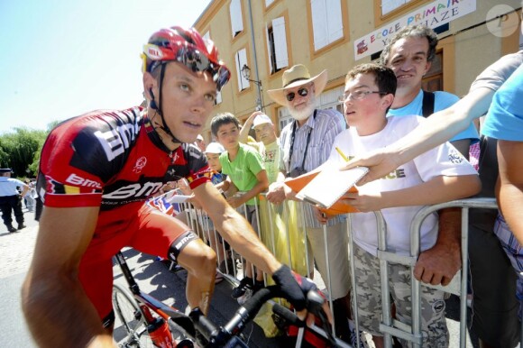 Philippe Gilbert le 16 juillet 2012 lors de la 16e étape du Tour de France entre Samatan et Pau