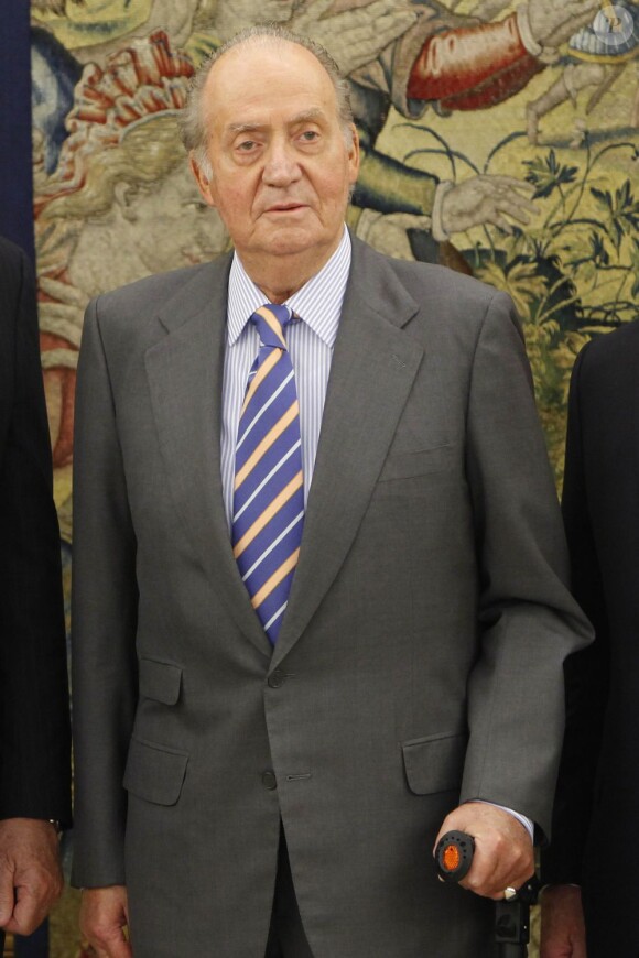 Juan Carlos le 14 juin 2012 à Madrid