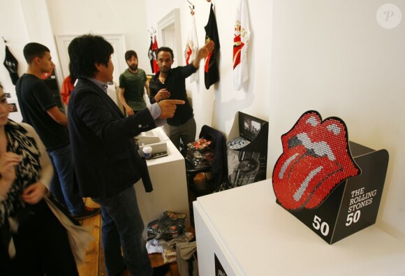 Exposition Rolling Stones à la Somerset House, Londres, le 12 juillet 2012.