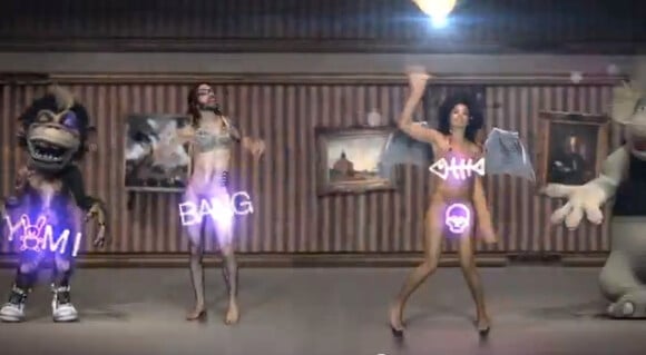 Shaka Ponk, Frah et Sam dans le clip Let's Bang (juillet 2012), extrait de l'album The Geeks and The Jerkin's Socks.