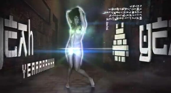 Sam en habit de lumière... Minimaliste.
Shaka Ponk, image du clip Let's Bang (juillet 2012), extrait de l'album The Geeks and The Jerkin's Socks.