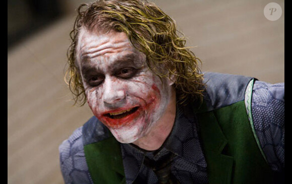 Heath Ledger dans The Dark Knight en 2008.