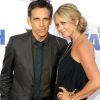 Ben Stiller et sa femme Christine Taylor à l'avant-première de Voisins du troisième type à Los Angeles, le 23 juillet 2013.