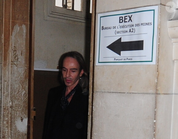 John Galliano lors de son procès, à Paris, le 22 juin 2011.