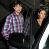 Mila Kunis et Ashton Kutcher rentrent en voiture après un dîner au Duplex Restaurant, à Los Angeles. Jeudi 26 juillet 2012
