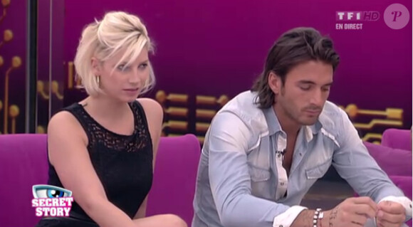 Thomas et Nadège dans Secret Story 6, samedi 28 juillet 2012 sur TF1