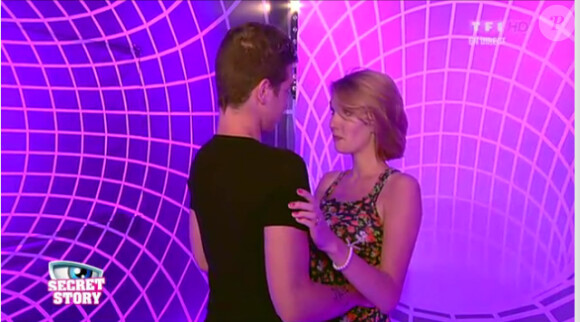 Sacha et Julie dans Secret Story 6, samedi 28 juillet 2012 sur TF1