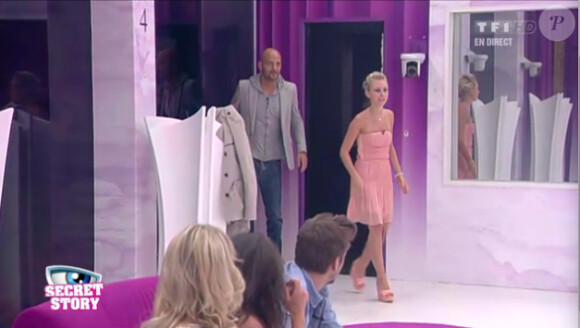 Kevin et Virginie dans Secret Story 6, samedi 28 juillet 2012 sur TF1