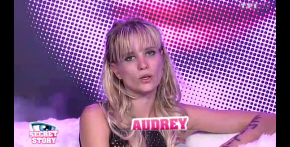 Audrey dans la quotidienne de Secret Story 6 le mardi 31 juillet 2012 sur TF1