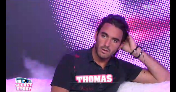 Thomas dans la quotidienne de Secret Story 6 le mardi 31 juillet 2012 sur TF1