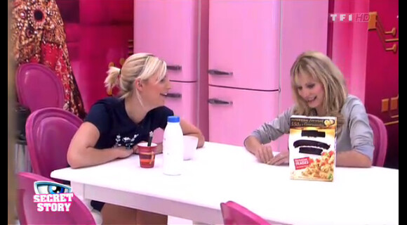 Audrey et Nadège dans la quotidienne de Secret Story 6 le mardi 31 juillet 2012 sur TF1