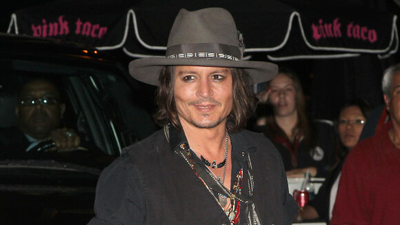 Johnny Depp : Première sortie en célibataire et avec le sourire