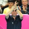 Claude Onesta soulagé... Les Experts du handball français sont venus à bout, mercredi 8 août 2012, de l'Espagne (23-22) en quart de finale du tournoi olympique, au terme d'un match crispant conclu sur une banderille de William Accambray à la toute dernière seconde.