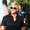 Ellen DeGeneres à la sortie du salon de coiffure Benjamin à West Hollywood le 9 août 2012