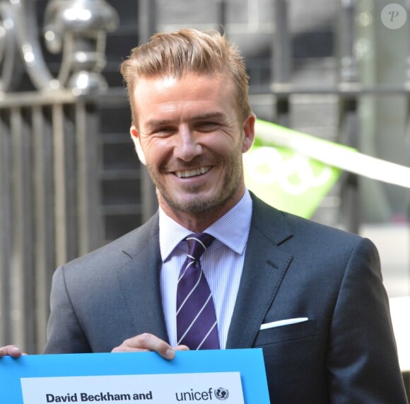 David Beckham à Londres en juillet 2012.