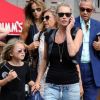 Kate Moss et sa fille Lila Grace dans les rues de Londres, le 11 août 2012