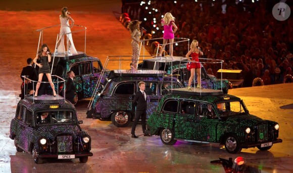 Les Spice Girls sur la scène des JO le 12 août 2012