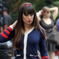 Lea Michele : En écolière sexy, elle risque de faire fondre... 50 Cent !