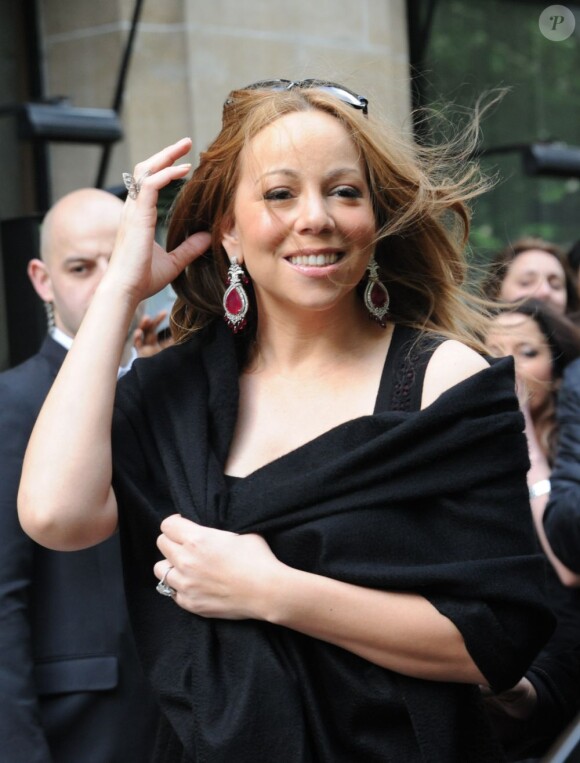 Mariah Carey à Paris, le 29 avril 2012.