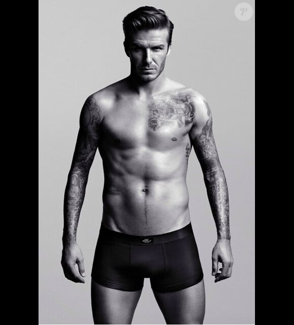 David Beckham, sexy mannequin pour David Beckham Bodywear.