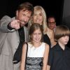 Chuck Norris en famille à la première de The Expendables 2 à Los Angeles le 15 août 2012